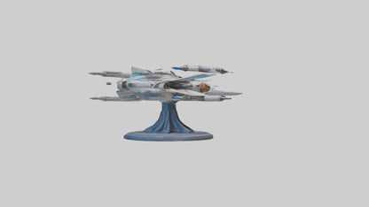 Galactic Starfighter statue model 3D model