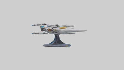 Galactic Starfighter statue model 3D model