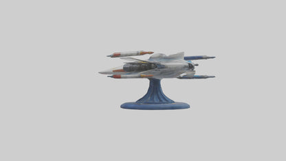 Galactic Starfighter statue model 3D model