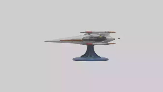Galactic Starfighter statue model 3D model