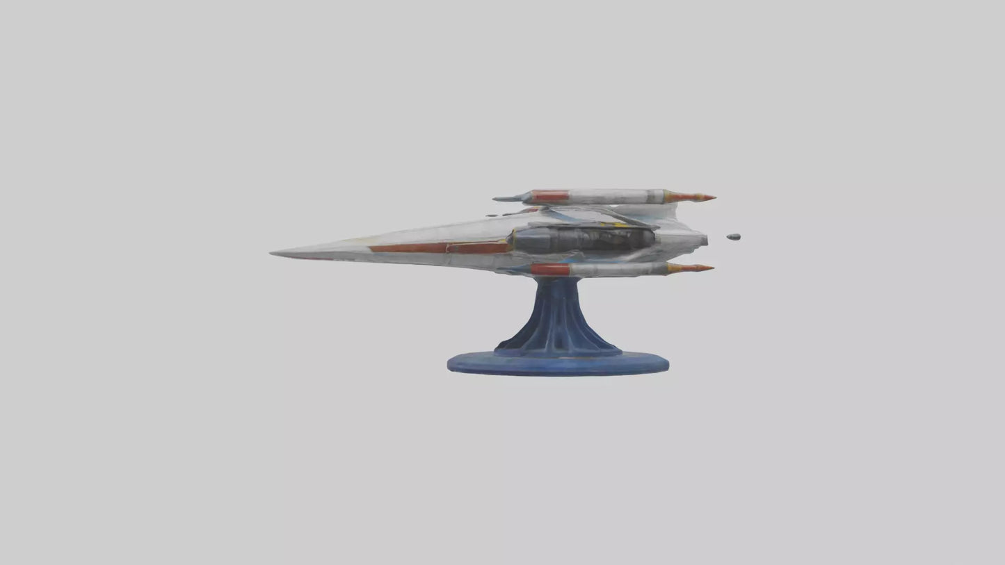 Galactic Starfighter statue model 3D model