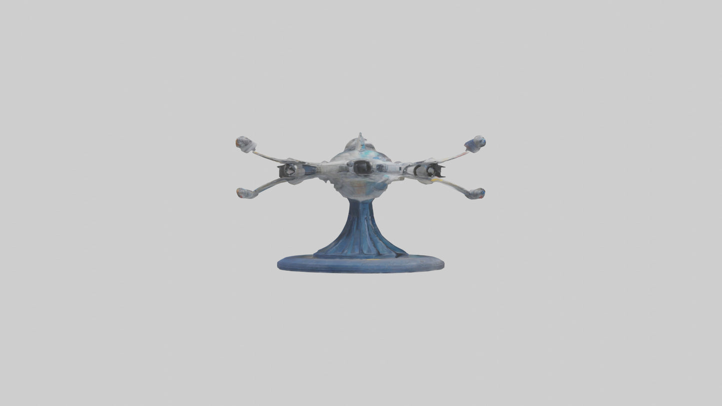 Galactic Starfighter statue model 3D model