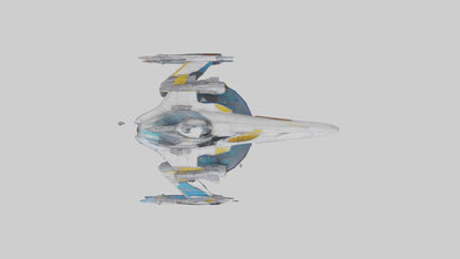 Galactic Starfighter statue model 3D model
