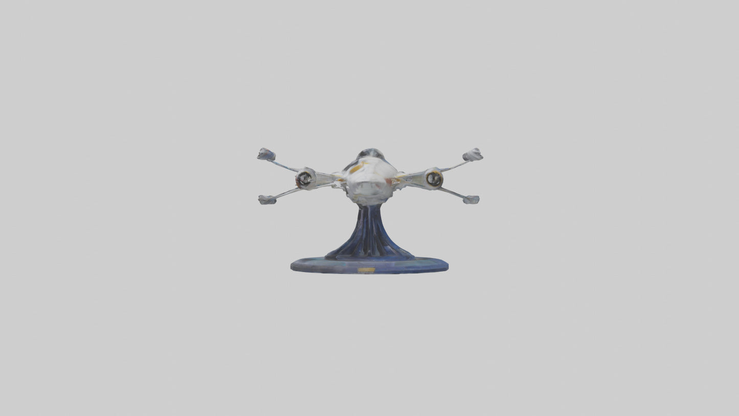 Galactic Starfighter statue model 3D model