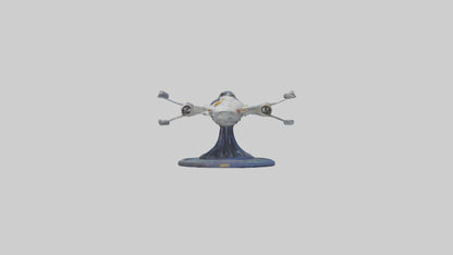 Galactic Starfighter statue model 3D model