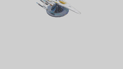 Galactic Starfighter statue model 3D model