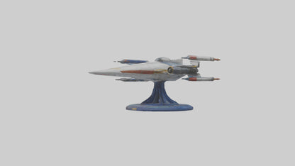 Galactic Starfighter statue model 3D model