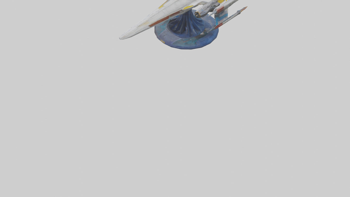 Galactic Starfighter statue model 3D model