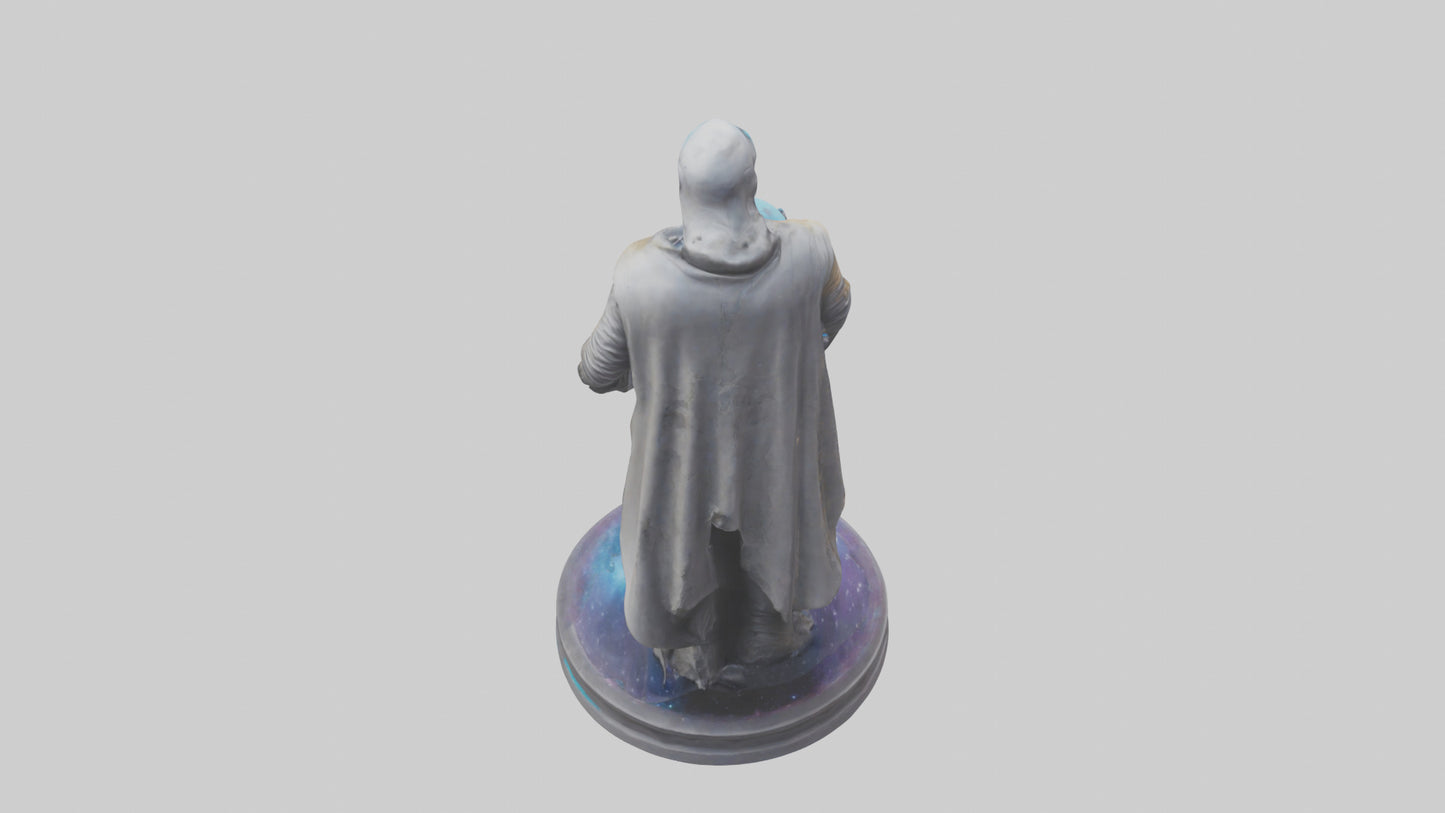 Galactic Wanderer statue model VR / AR / low-poly