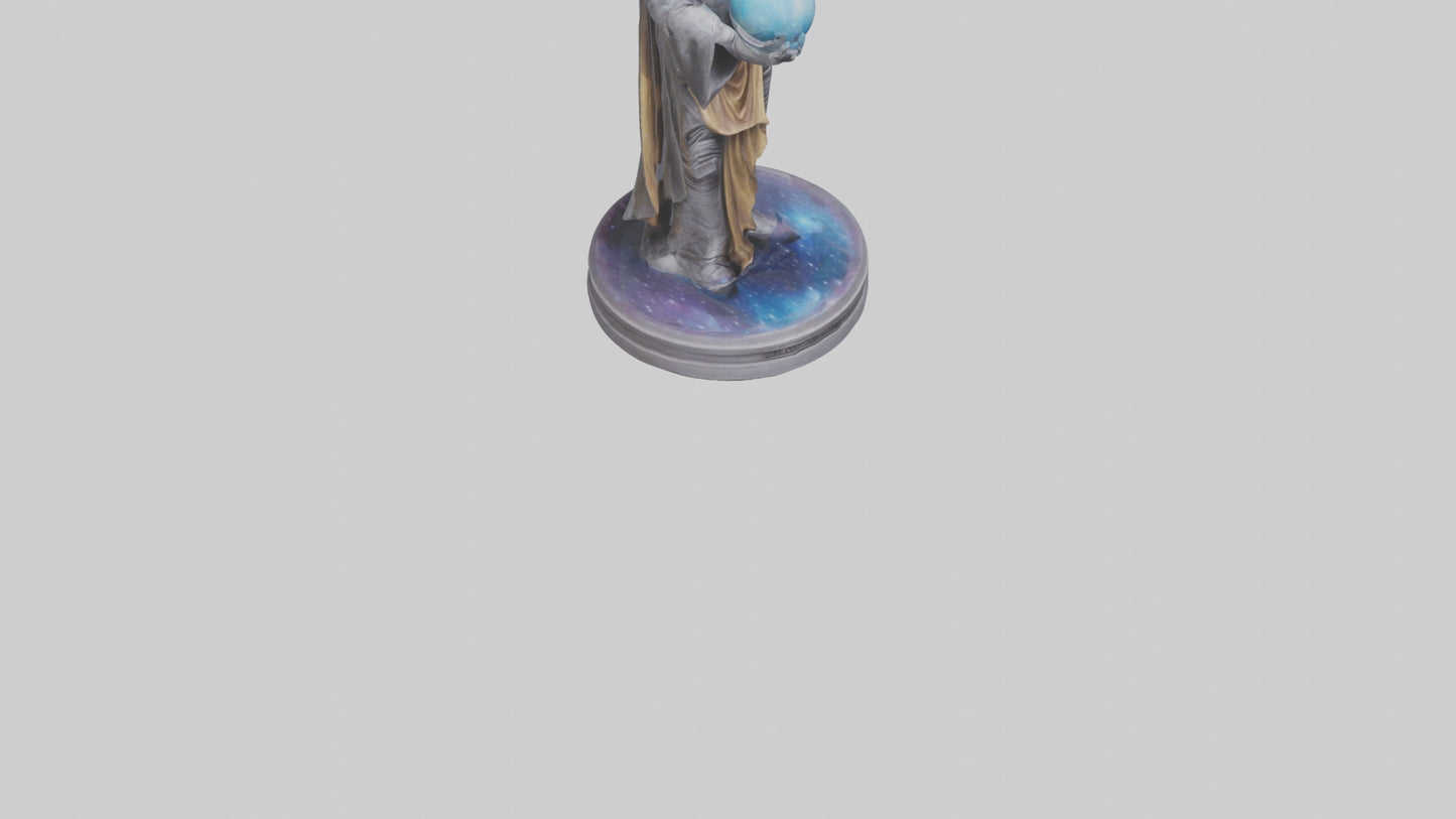 Galactic Wanderer statue model VR / AR / low-poly