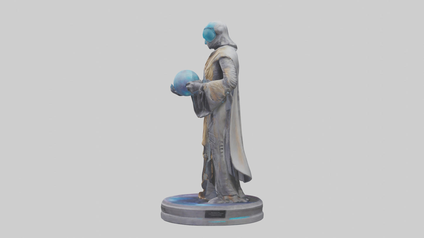 Galactic Wanderer statue model VR / AR / low-poly