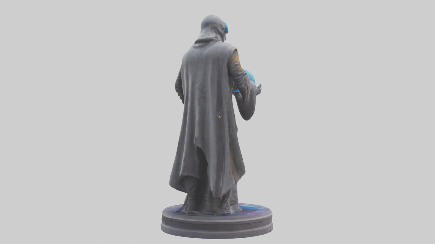 Galactic Wanderer statue model VR / AR / low-poly
