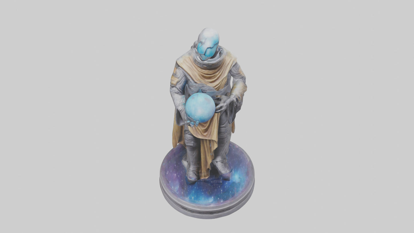 Galactic Wanderer statue model VR / AR / low-poly