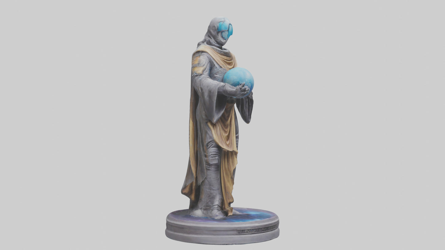 Galactic Wanderer statue model VR / AR / low-poly