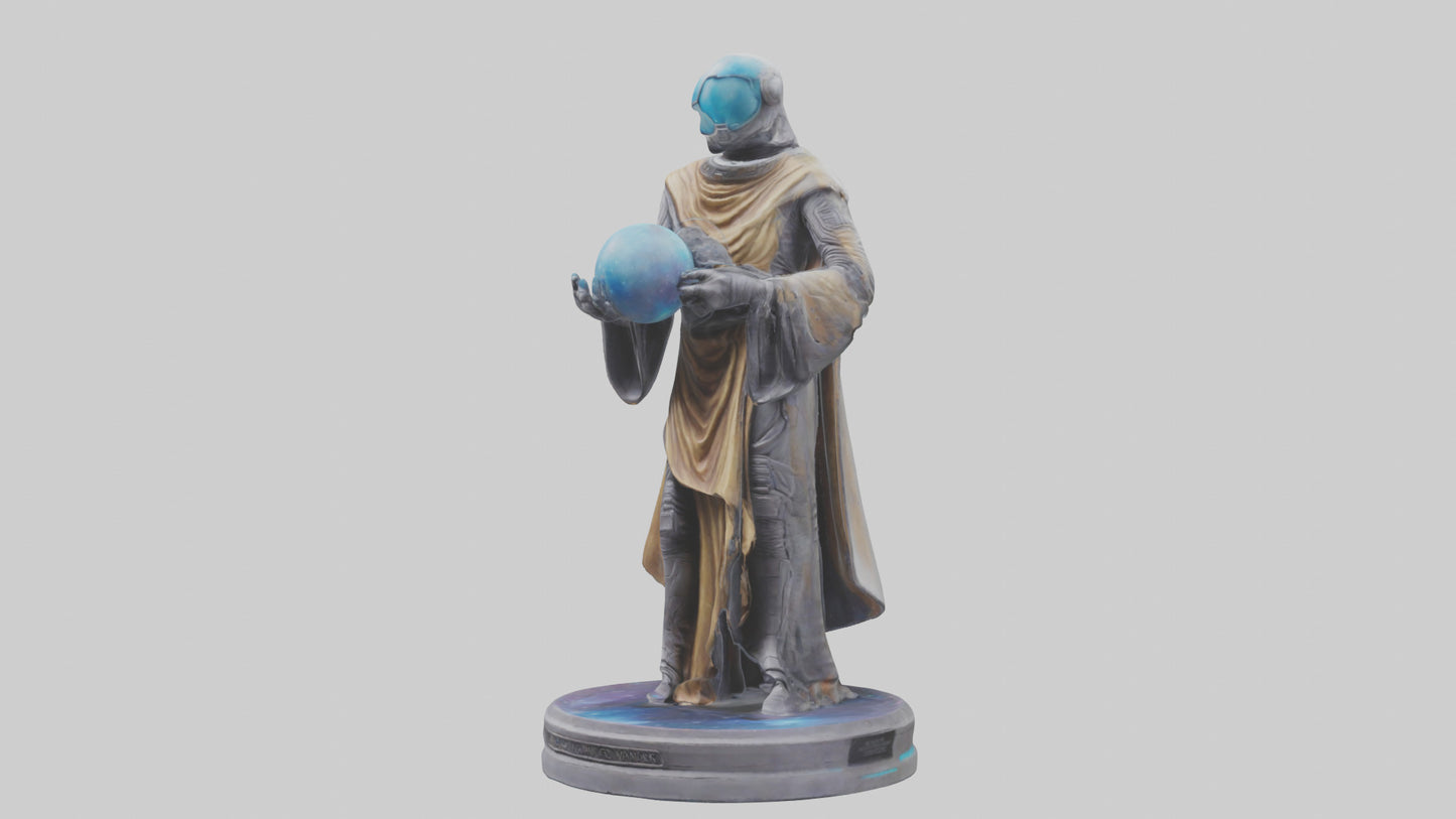 Galactic Wanderer statue model VR / AR / low-poly