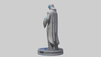 Galactic Wanderer statue model VR / AR / low-poly