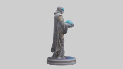 Galactic Wanderer statue model VR / AR / low-poly