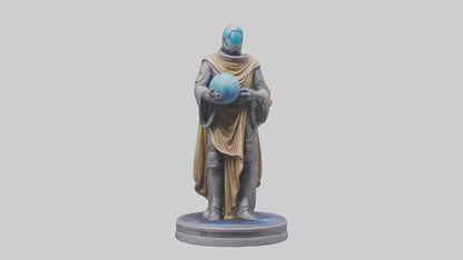 Galactic Wanderer statue model VR / AR / low-poly