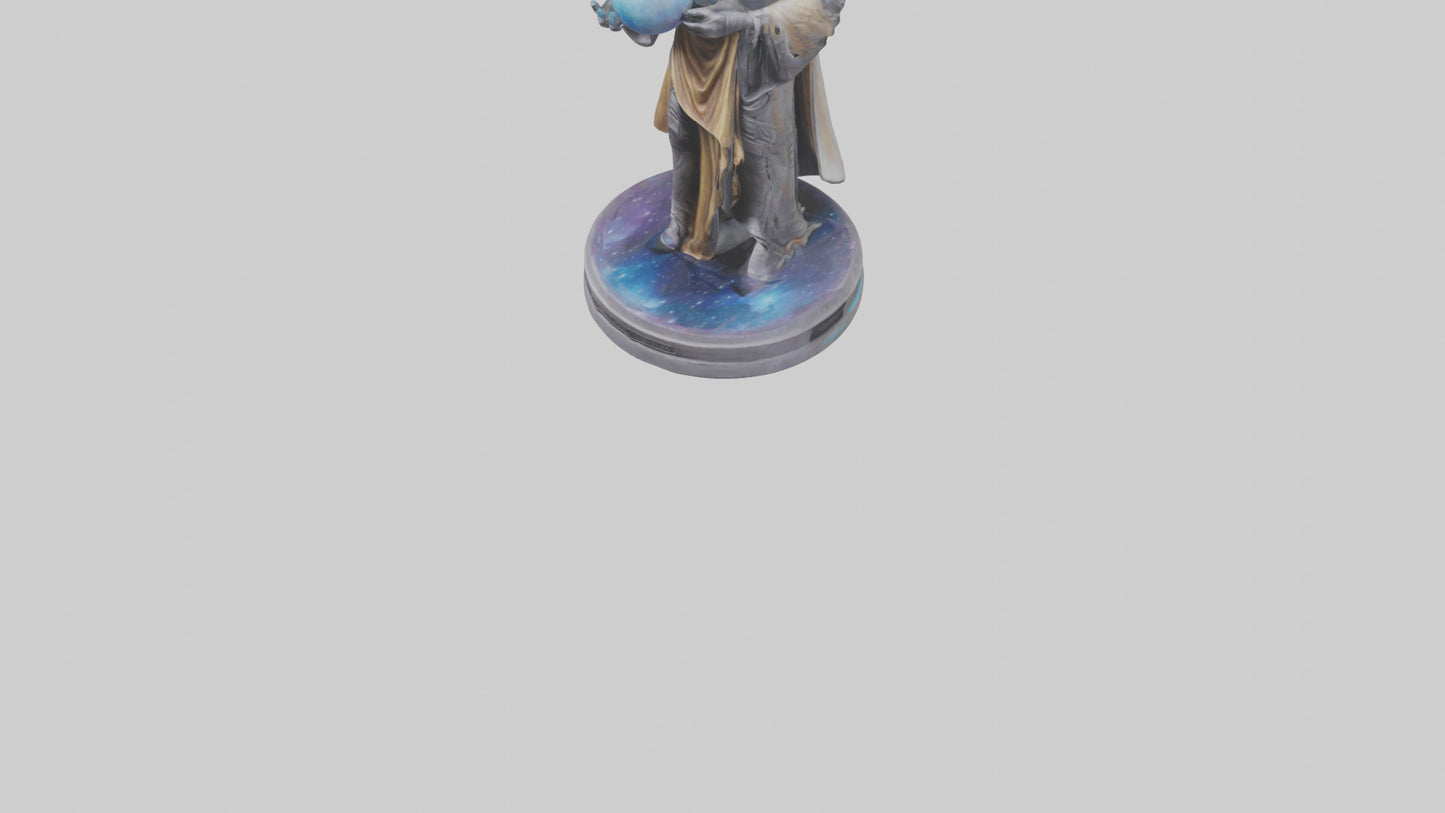 Galactic Wanderer statue model VR / AR / low-poly