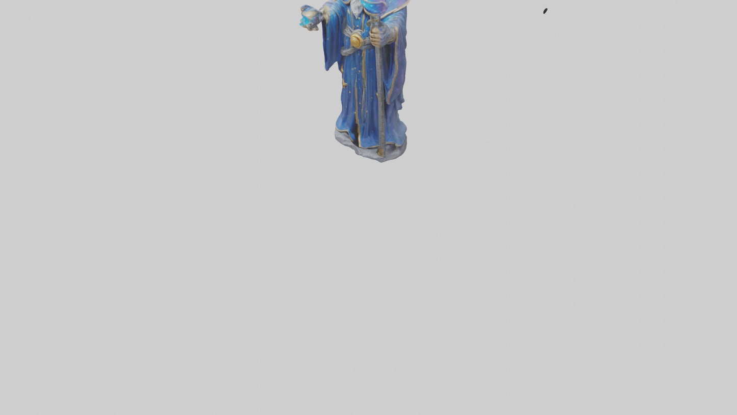 Galactic Wizard statue model 3D model