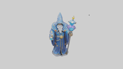 Galactic Wizard statue model 3D model