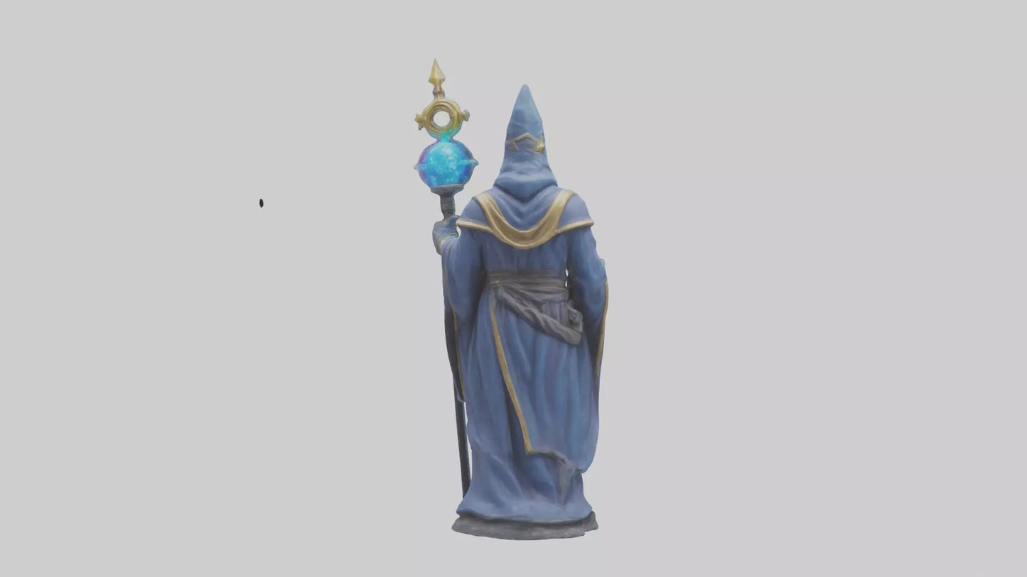 Galactic Wizard statue model 3D model