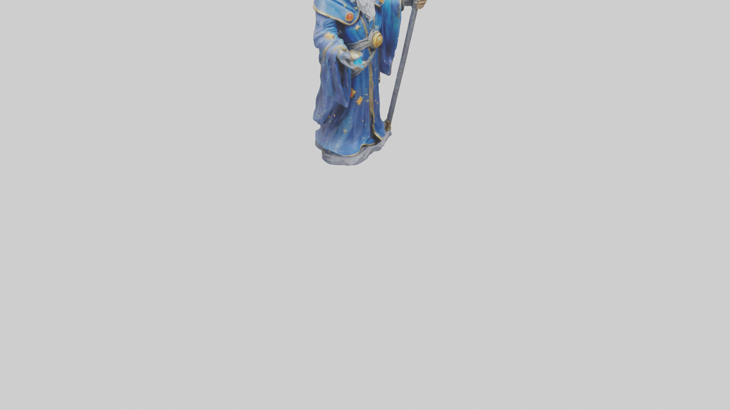 Galactic Wizard statue model 3D model