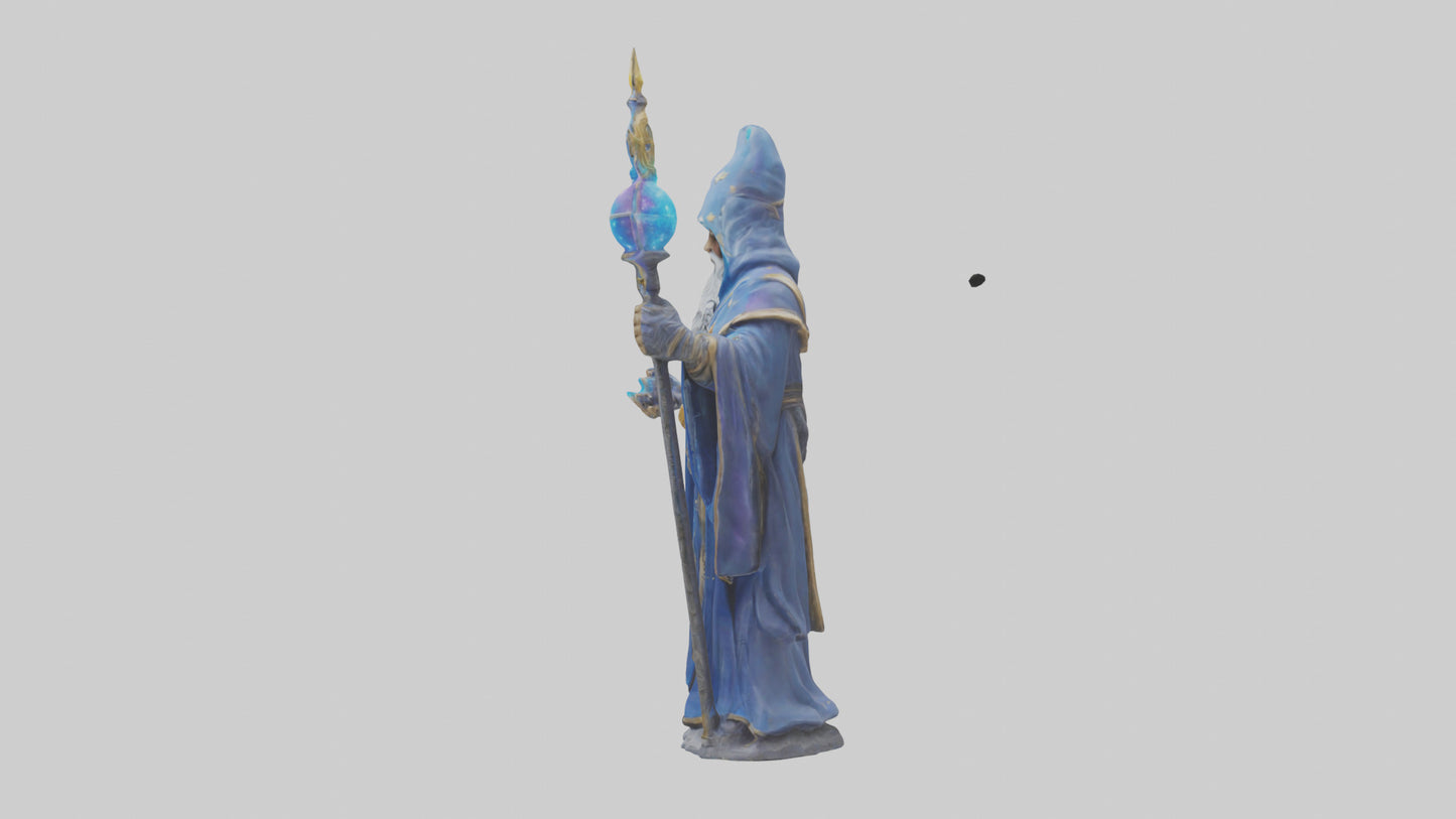 Galactic Wizard statue model 3D model