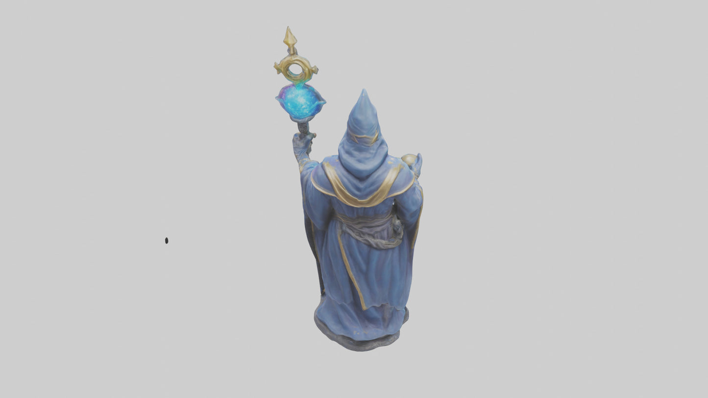 Galactic Wizard statue model 3D model