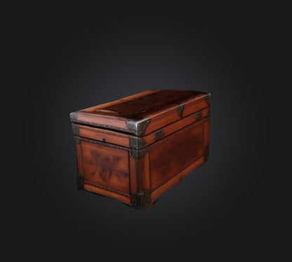 3D model game chest 2 VR / AR / low-poly