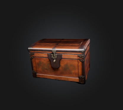 3D model game chest 2 VR / AR / low-poly