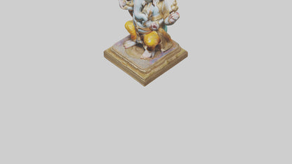 3D model Ganesh statue model VR / AR / low-poly