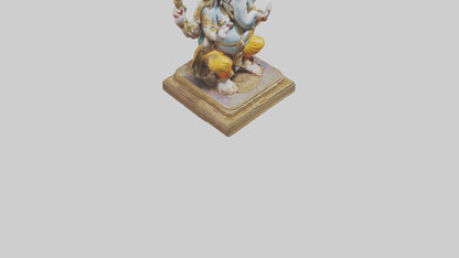 3D model Ganesh statue model VR / AR / low-poly