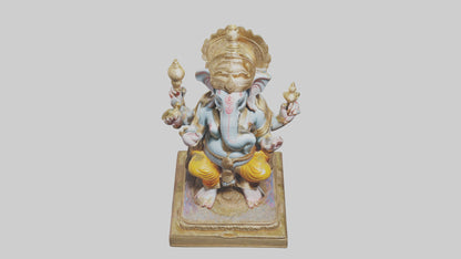 3D model Ganesh statue model VR / AR / low-poly