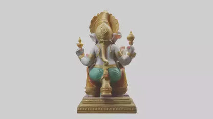 3D model Ganesh statue model VR / AR / low-poly