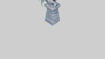 Gargoyle Guardian statue model 3D model