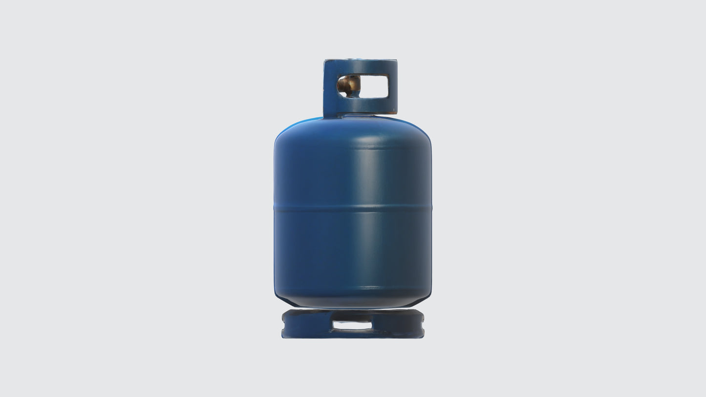 3D model Gas Cylinder 2 VR / AR / low-poly