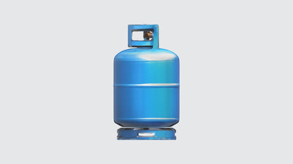 3D model Gas Cylinder 2 VR / AR / low-poly