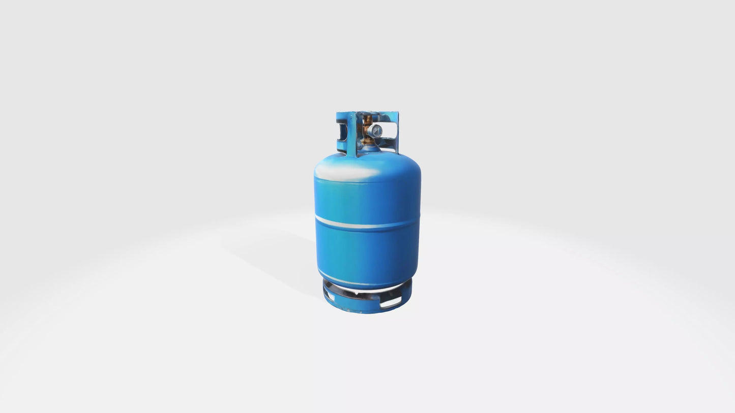 3D model Gas Cylinder 2 VR / AR / low-poly