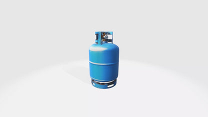 3D model Gas Cylinder 2 VR / AR / low-poly