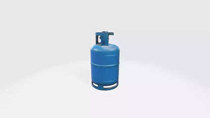 3D model Gas Cylinder 3 VR / AR / low-poly