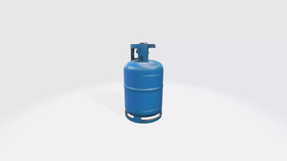3D model Gas Cylinder 3 VR / AR / low-poly