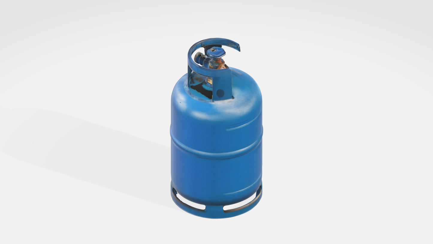 3D model Gas Cylinder 3 VR / AR / low-poly