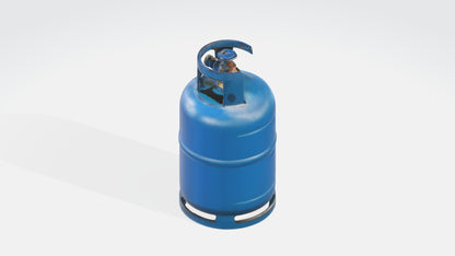 3D model Gas Cylinder 3 VR / AR / low-poly