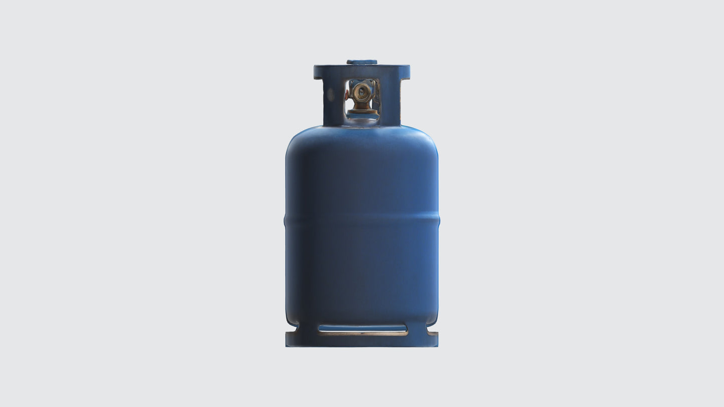 3D model Gas Cylinder 3 VR / AR / low-poly