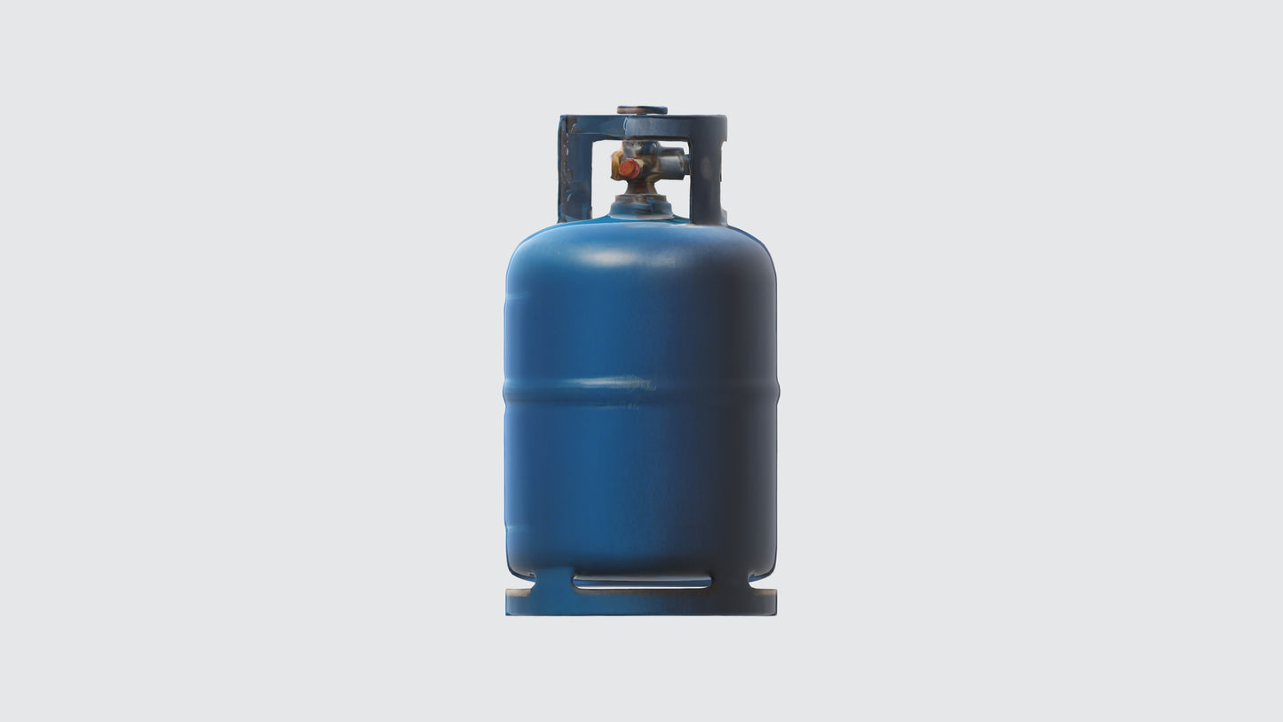 3D model Gas Cylinder 3 VR / AR / low-poly