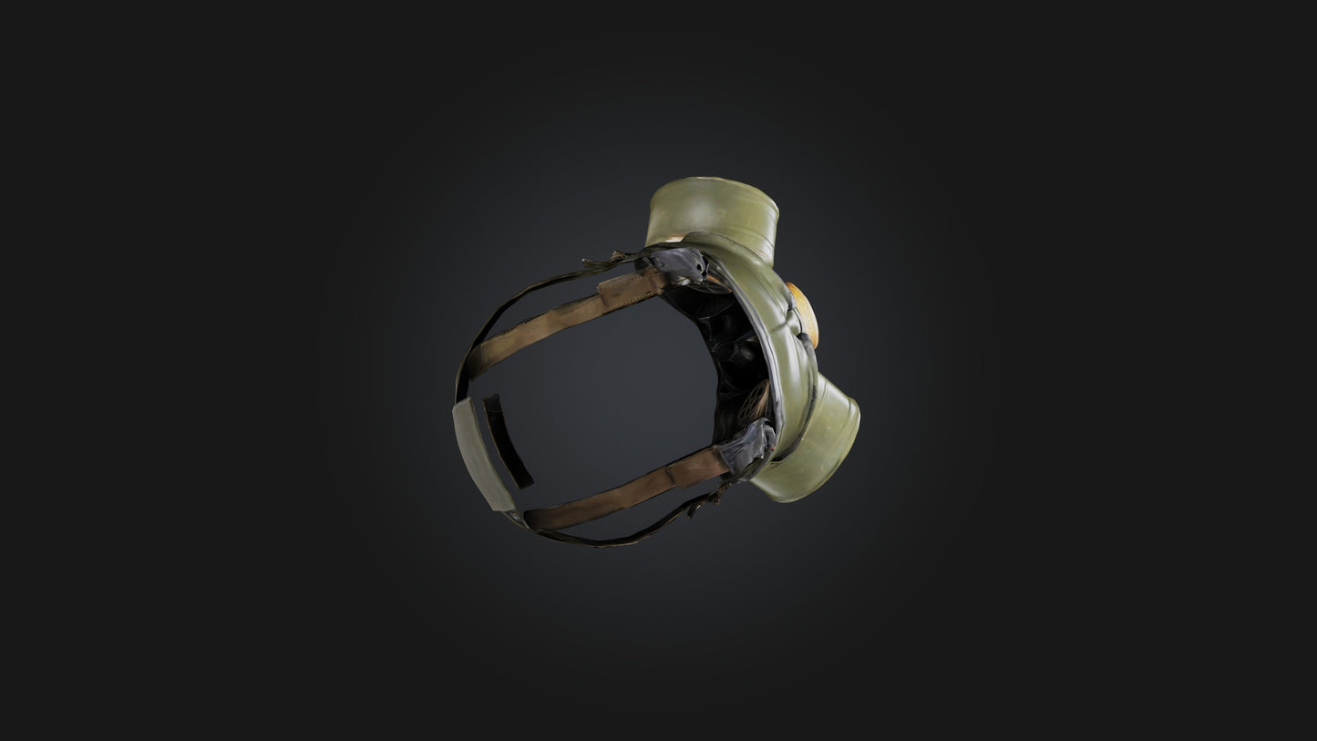 3D model Gas Mask VR / AR / low-poly