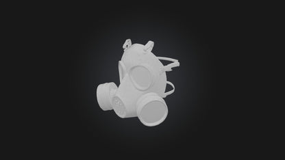 3D model Gas Mask VR / AR / low-poly