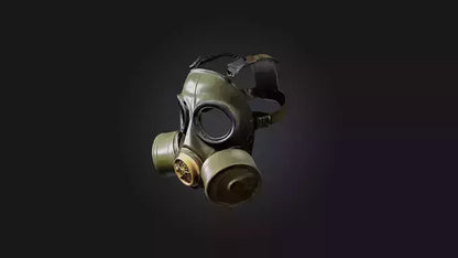 3D model Gas Mask VR / AR / low-poly