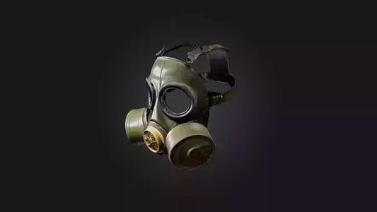 3D model Gas Mask VR / AR / low-poly